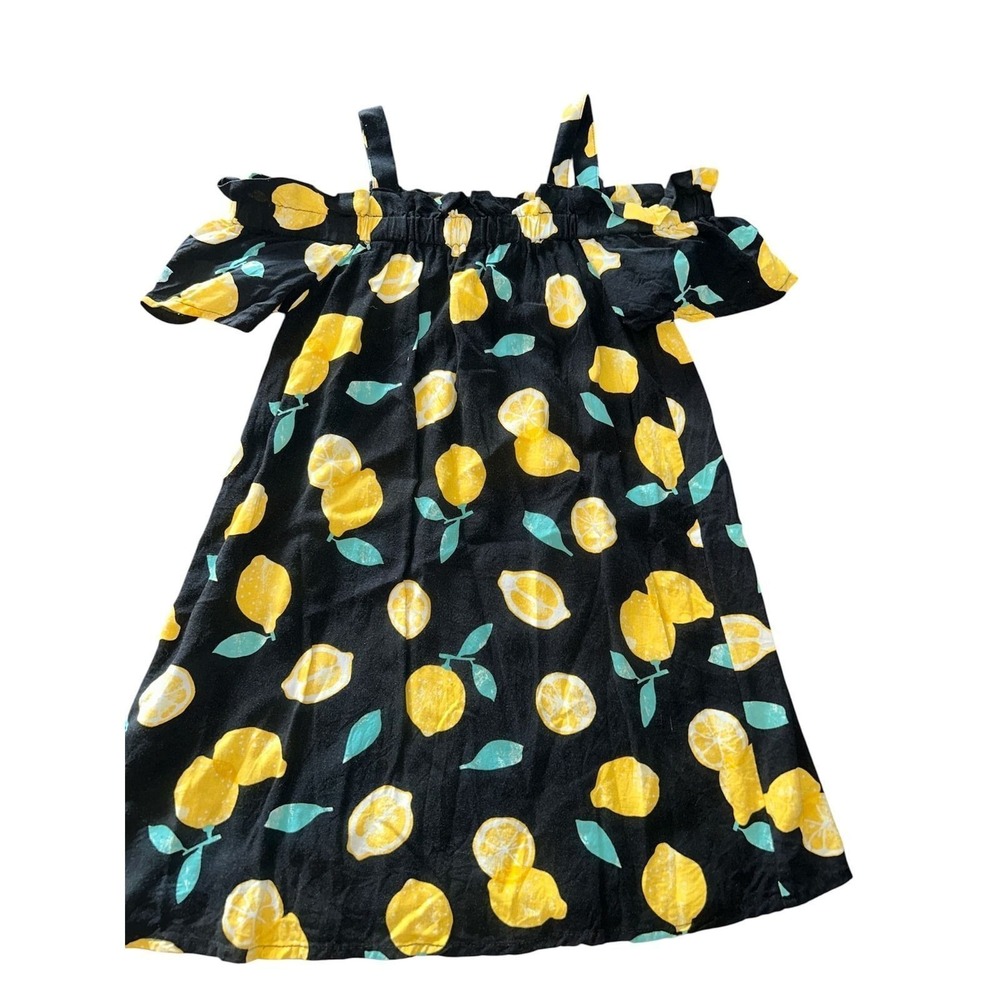 size 6 Peyton & Parker cold-shoulder lemon dress